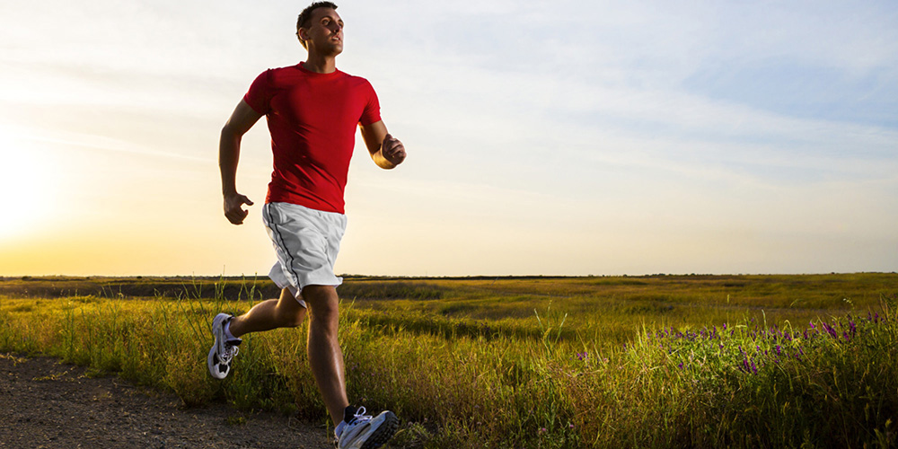 man running